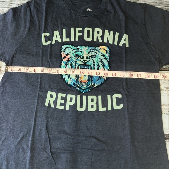 California Republic T-Shirt Men's Size Medium - Picture 8 of 10
